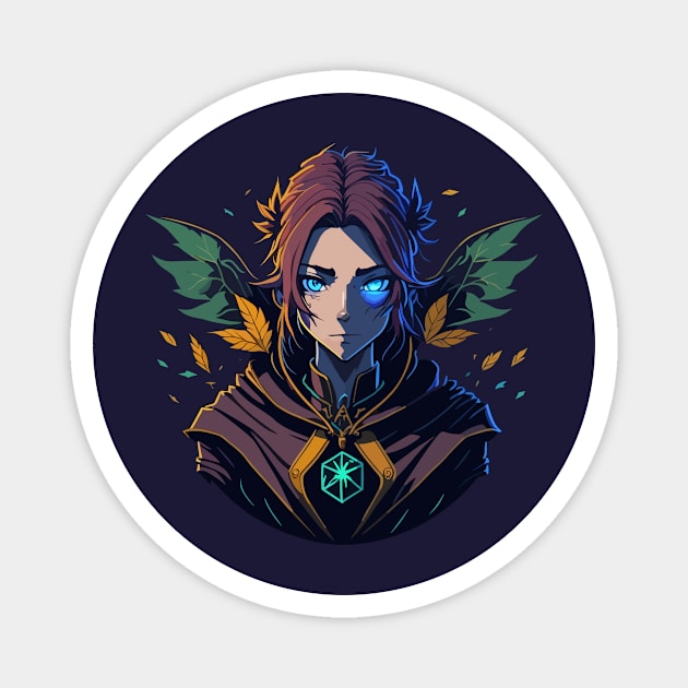 Elf Earth Mage Magnet by SpriteGuy95